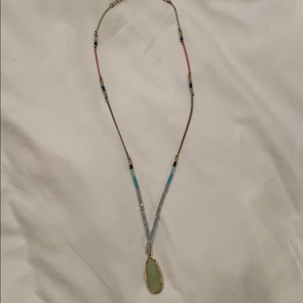 Long pendant necklace